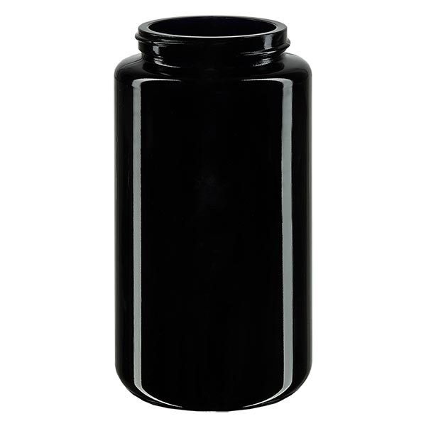 Pot violet 200 ml à large ouverture, filetage GCMI 400/48, sans couvercle Pot violet 200 ml à large ouverture, filetage GCMI 400/48, sans couvercle