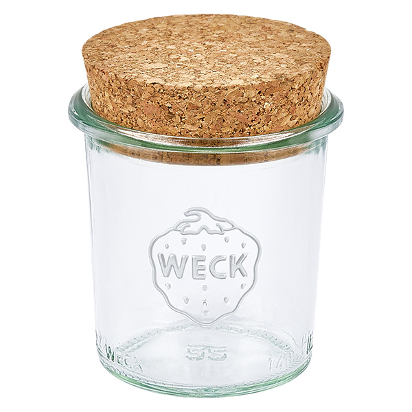 140ml pot renversé WECK RR60 avec bouchon nature 140ml pot renversé WECK RR60 avec bouchon nature