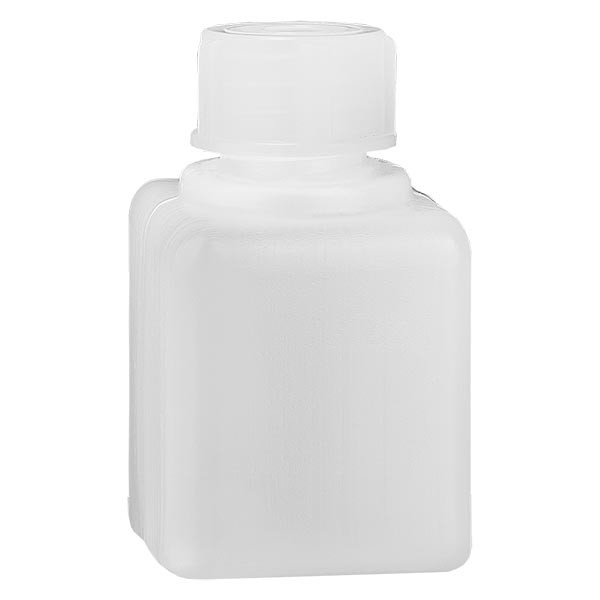 Flacon à produits chimiques 20 ml à col étroit, PEHD couleur naturelle, avec bouchon GL 18 Flacon à produits chimiques 20 ml à col étroit, PEHD couleur naturelle, avec bouchon GL 18