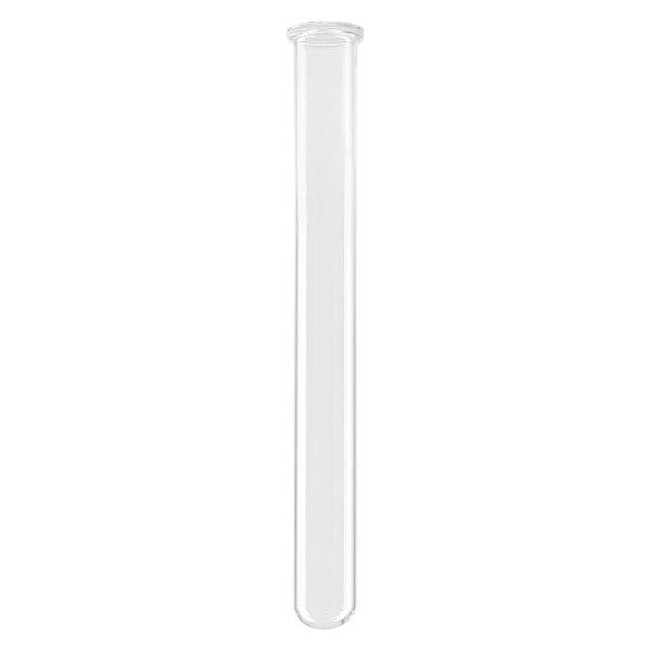 Tube à essai 100x12mm en verre borosilicate à bord rabattu Tube à essai 100x12mm en verre borosilicate à bord rabattu