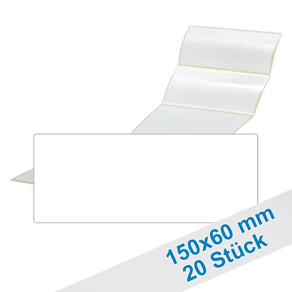 27 étiquettes amovibles blanches, 63x30 mm 27 étiquettes amovibles blanches, 63x30 mm