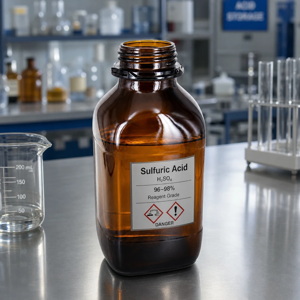 Bouteille professionnelle de 1000 ml de produits chimiques de qualité réactive pour les substances de grande pureté