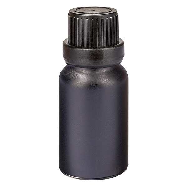 10ml flacon compte-gouttes 2mm bouchon d'inviolabilité BlackLine UT18/10