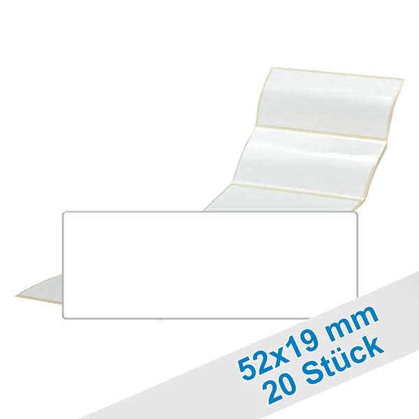 27 étiquettes amovibles blanches, 63x30 mm 27 étiquettes amovibles blanches, 63x30 mm