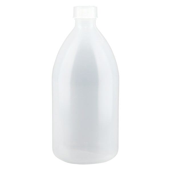 Flacon 1000 ml à col étroit, avec bouchon Flacon 1000 ml à col étroit, avec bouchon