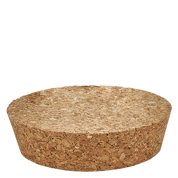 Bouchon pour ouverture 75mm WECK RR80 (ø72/82, H=20mm) WECK Bouchon RR80 pour ouverture 75mm en liège naturel brun rond 72-82mm diamètre 20mm hauteur bouchon