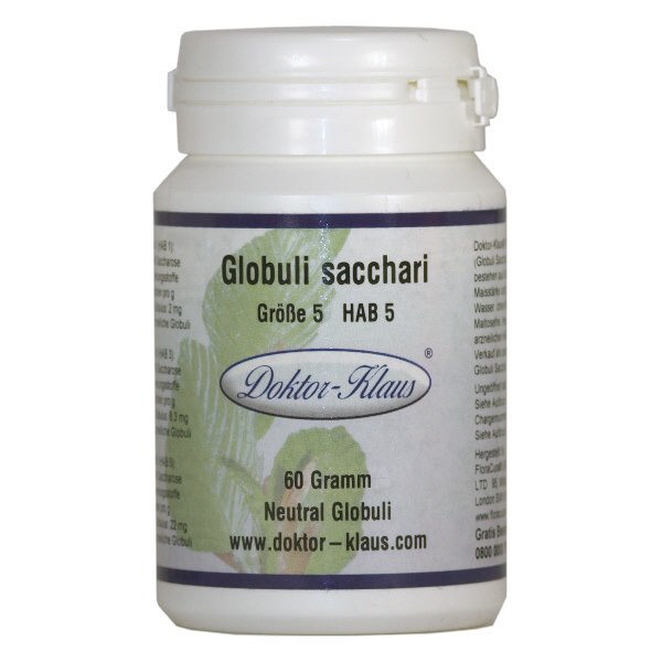 60g globules neutres HAB5, 100 % pure saccharose