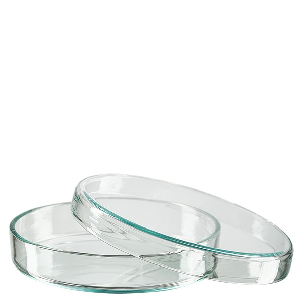Boîte de Petri en verre sans compartiments, 80x15mm Boîte de Petri en verre sans compartiments, 80x15mm