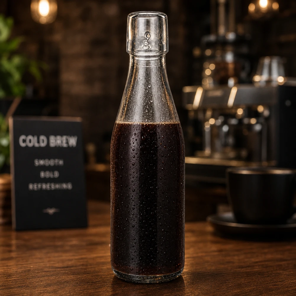 Bouteille en verre de 250 ml sans bouchon mécanique UNiTWIST