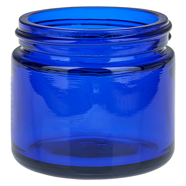Pot en verre 60ml bleu avec couvercle à insérer UNiTWIST Pot en verre 60ml bleu avec couvercle à insérer UNiTWIST