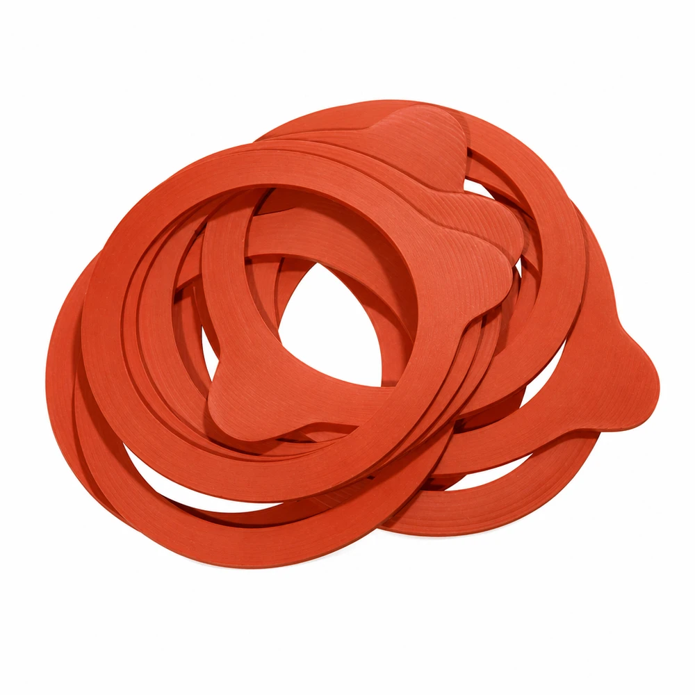 Bague d'étanchéité en caoutchouc naturel RR80 Anneau en caoutchouc naturel RR80 orange Anneaux en caoutchouc pour la mise en bocaux Anneaux d'étanchéité Aide à la mise en bocaux