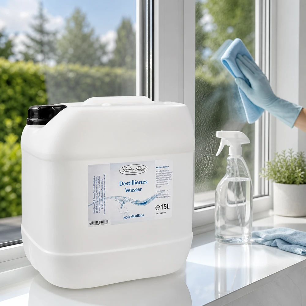 Eau distillée Doktor Klaus - Aqua dest 15 litres en jerrican premium teinte naturelle