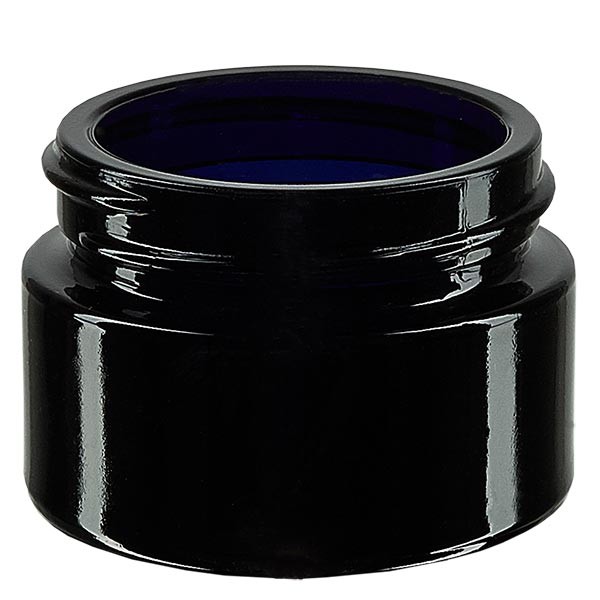 Pot cosmétique 30 ml en verre violet, sans couvercle Pot cosmétique 30 ml en verre violet, sans couvercle