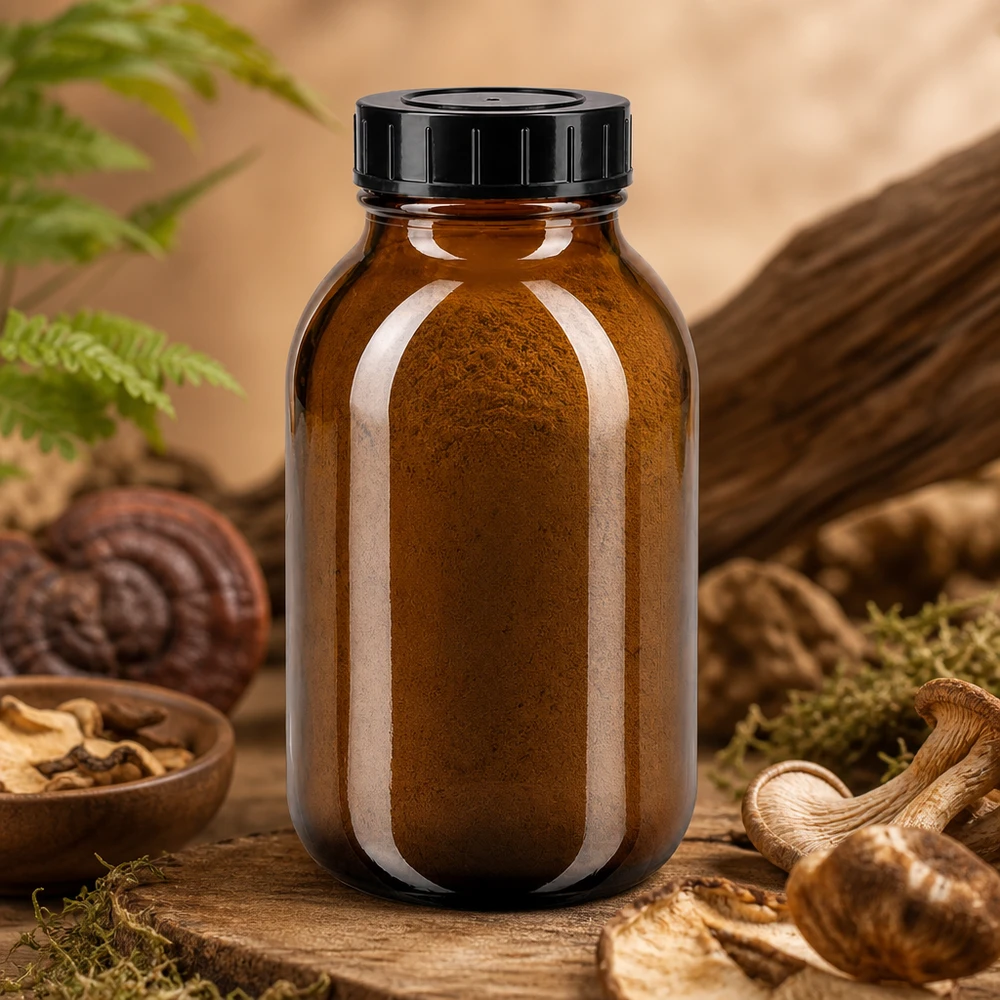 Bouteille en verre de 500 ml de qualité supérieure, de couleur brune, avec une grande ouverture pour un remplissage facile
