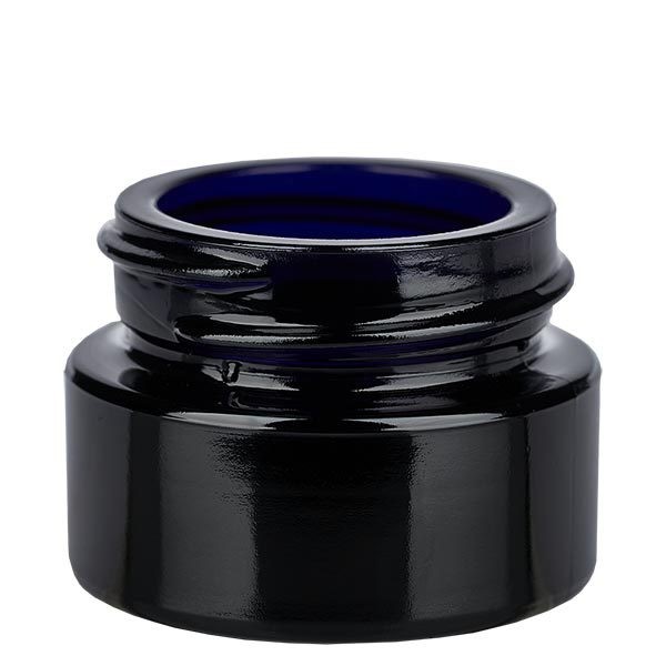 Pot cosmétique 5ml en verre violet, sans couvercle