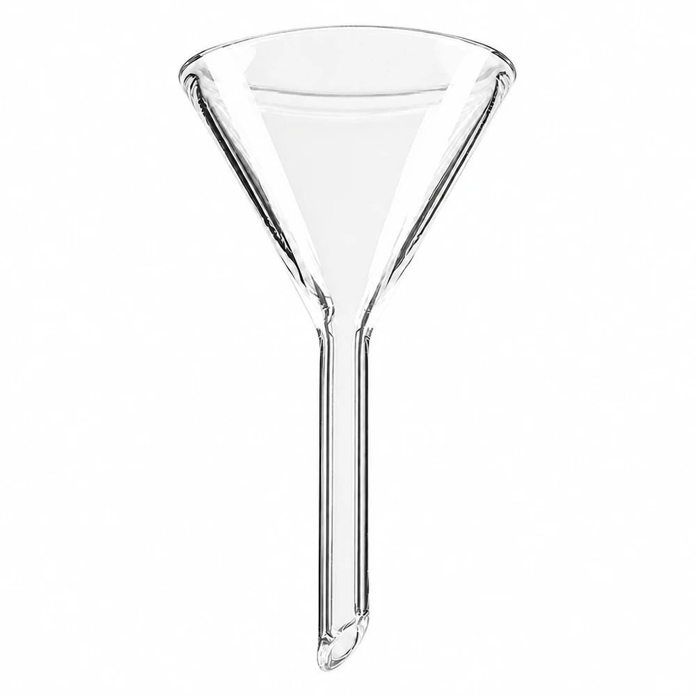 Entonnoir en verre borosilicaté 35mm de diamètre avec angle de 60 degrés pour les besoins du laboratoire