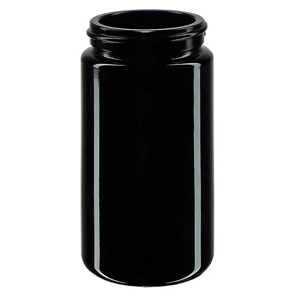 Pot violet 100 ml à large ouverture, filetage GCMI 400/45, sans couvercle Pot violet 100 ml à large ouverture, filetage GCMI 400/45, sans couvercle