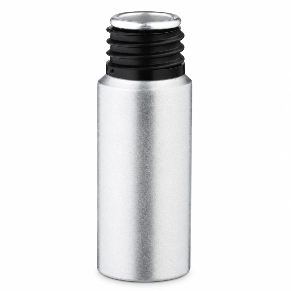 Bouteille en aluminium teinté 20 ml, sans bouchon Bouteille pratique de 20ml en aluminium décapé, idéale pour le parfum de voyage et l'aromathérapie.