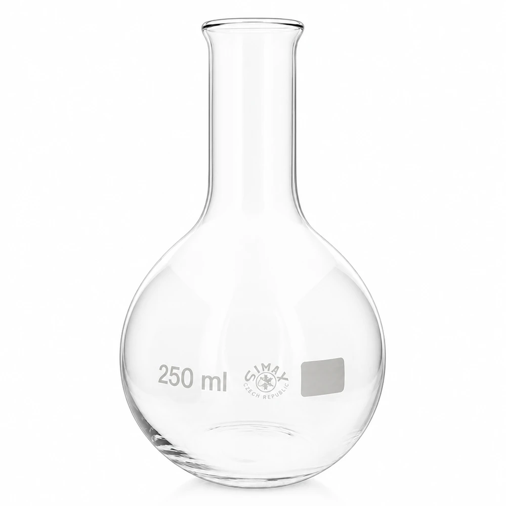 Ballon en verre transparent 250ml à ouverture étroite