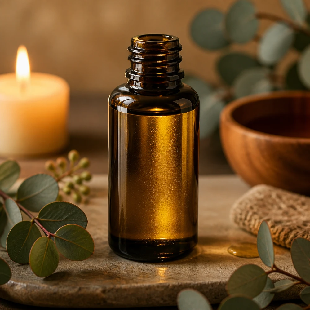 Flacon compte-gouttes en verre violet de haute qualité de 20ml au design élégant pour un rangement stylé