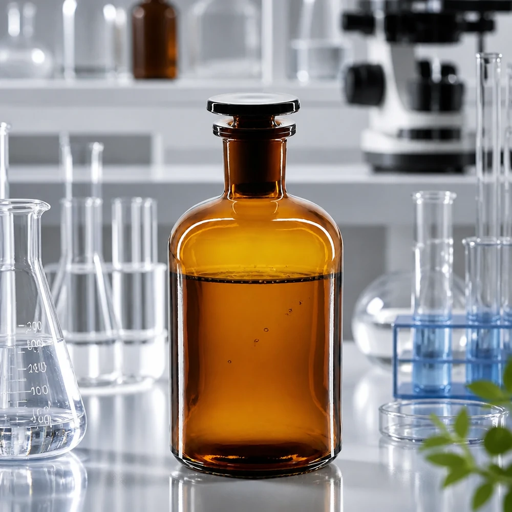 Flacon de pharmacie classique de 250 ml, en verre ambré, à col étroit, avec bouchon en verre, pour produits chimiques de laboratoire