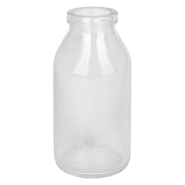 Flacon Round clair 100 ml, goulot 22 mm, sans son bouchon 22/26 Flacon Round clair 100 ml, goulot 22 mm, sans son bouchon 22/26