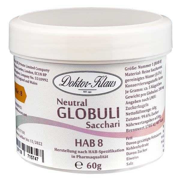 180g globules neutres HAB3, 100 % pure saccharose