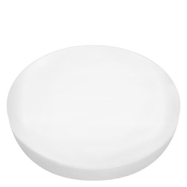 Couvercle en silicone blanc UNiTWIST pour WECK RR80 Couvercle en silicone blanc UNiTWIST pour bocaux WECK RR80 rond plat sur fond blanc Photo produit