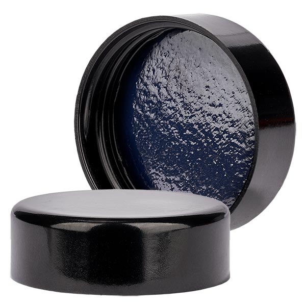 Couvercle à vis noir pr pot violet 10ml 1001574 Couvercle à vis noir pr pot violet 10ml 1001574