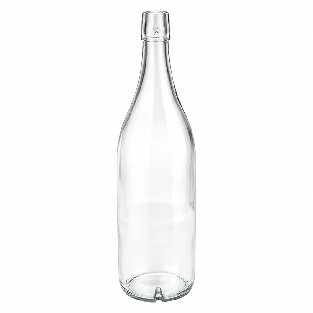 Bouteille en verre de 1000 ml sans bouchon mécanique UNiTWIST Bouteille en verre 1000ml UNiTWIST transparente sans bouchon à visser Bouteille de boisson vide
