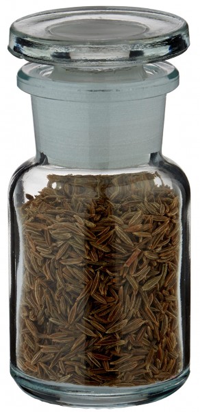 Idée de pot à épices : flacon pharmaceutique 50 ml col large + bouchon verre clair Idée de pot à épices : flacon pharmaceutique 50 ml col large + bouchon verre clair