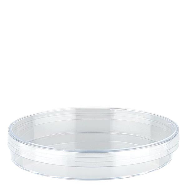 Boîte de Petri en PS sans compartiments, 94x16 mm avec ergots Boîte de Petri en PS sans compartiments, 94x16 mm avec ergots