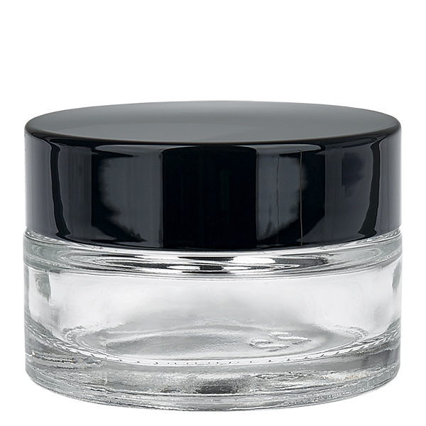 Pot en verre 20ml transparent avec couvercle à insérer UNiTWIST Pot en verre 20ml transparent avec couvercle à insérer UNiTWIST