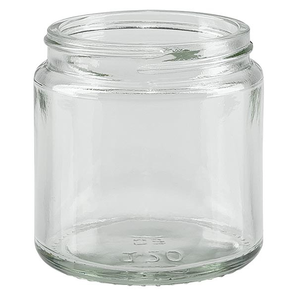 Pot en VERRE CLAIR 120 ml, filetage 58 mm / R3 Pot en VERRE CLAIR 120 ml, filetage 58 mm / R3