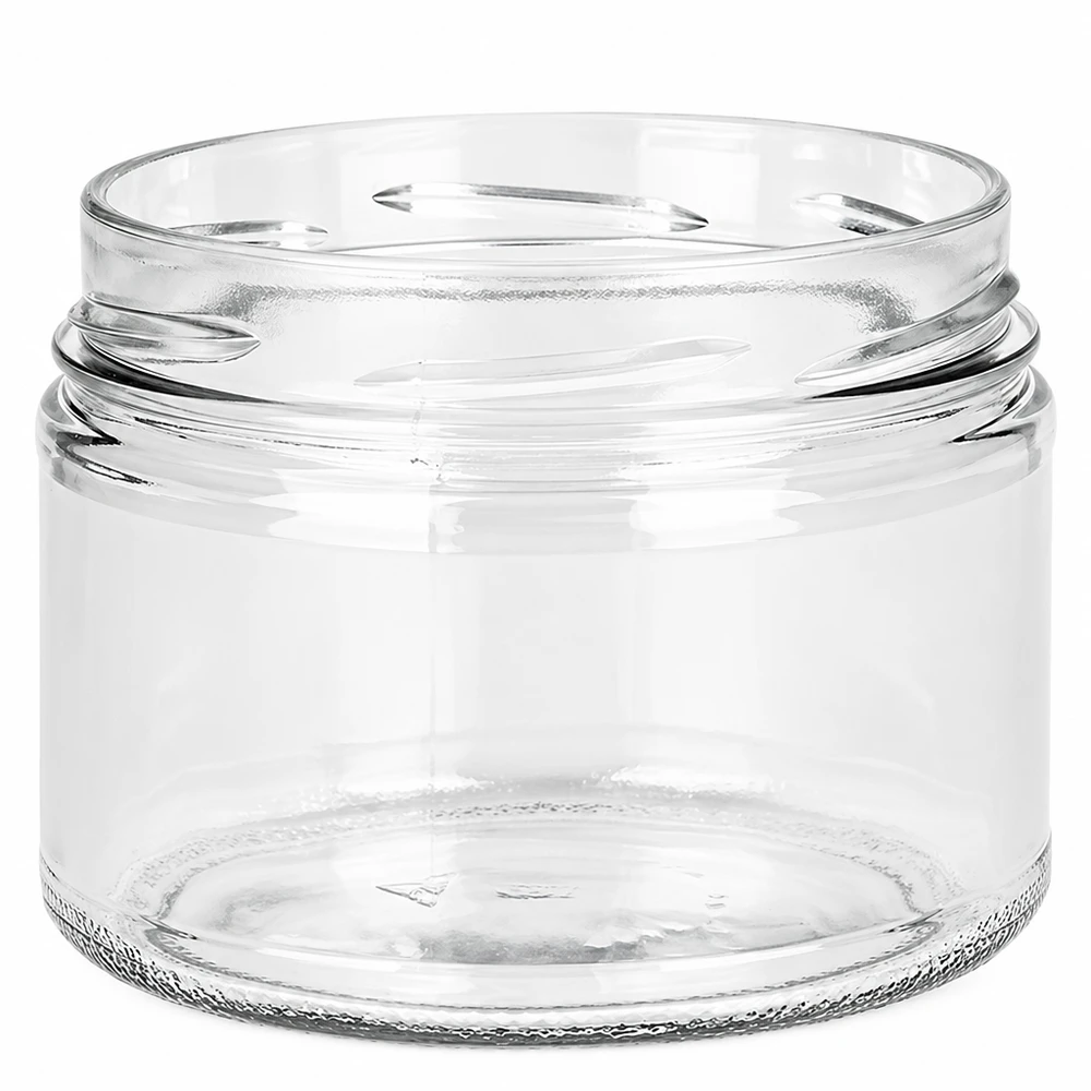 UNiTWIST Runda540 Verre renversé 540ml TO100 Verre à conserves transparent vide sans couvercle Verre rond à conserves