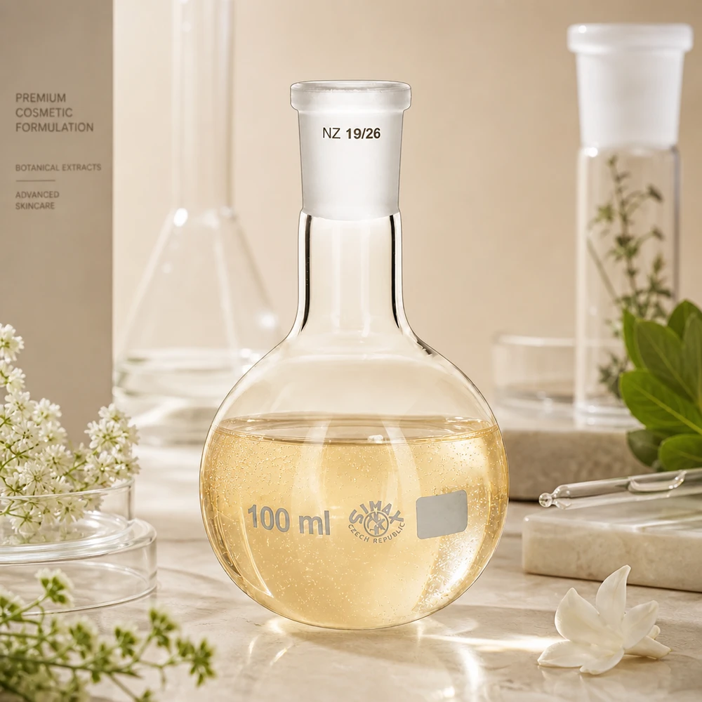 Ballon à fond rond pour les applications de laboratoire - capacité de 100 ml avec système de rodage normalisé universel