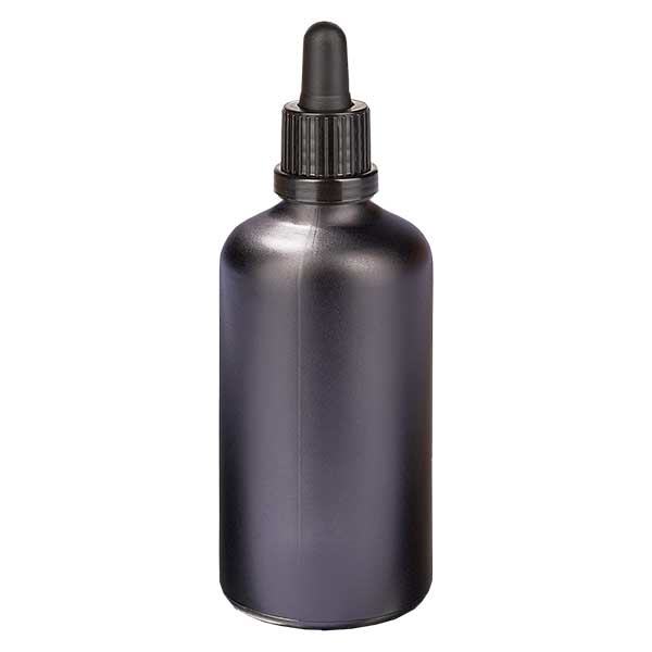 Flacon à pipette 100ml bouchon d'inviolabilité BlackLine UT18/100