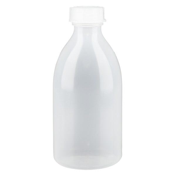 Flacon 250 ml à col étroit, avec bouchon Flacon 250 ml à col étroit, avec bouchon