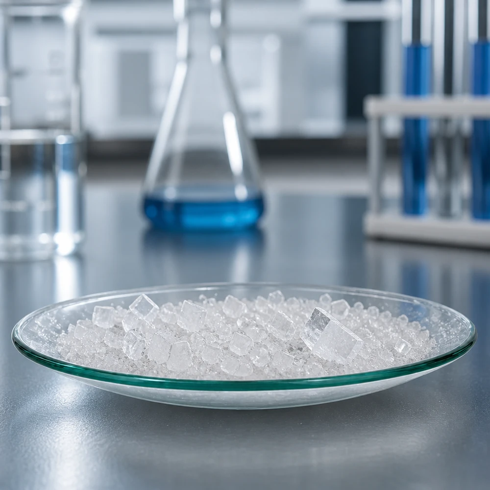 Bol en verre pour la chimie, rond 7cm, pour la cristallisation et la préparation d'échantillons
