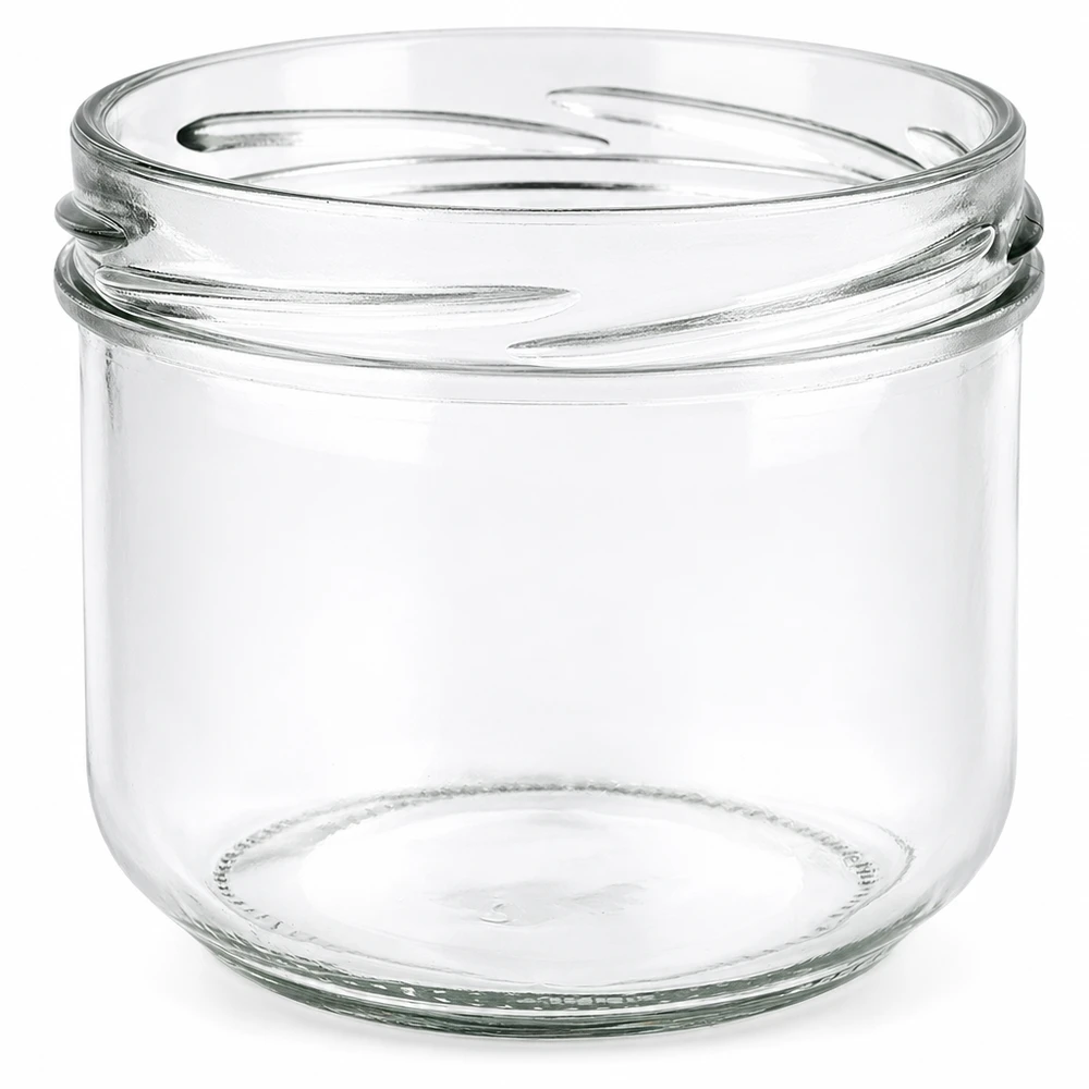 UNiTWIST Sturz260 Bocal rond 260ml TO82 Bocal transparent vide sans couvercle