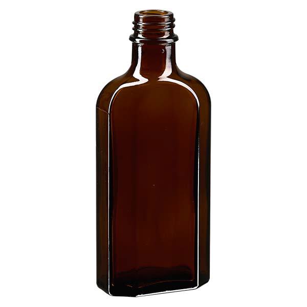 Flasque brune de 125 ml au goulot DIN 22 Flasque brune de 125 ml au goulot DIN 22