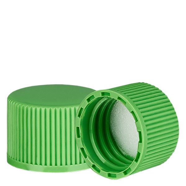 Bouchon à vis vert avec joint en PE, S20x3 Bouchon à vis vert avec joint en PE, S20x3