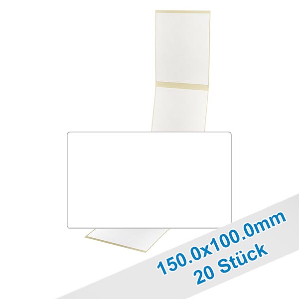27 étiquettes amovibles blanches, 63x30 mm 27 étiquettes amovibles blanches, 63x30 mm