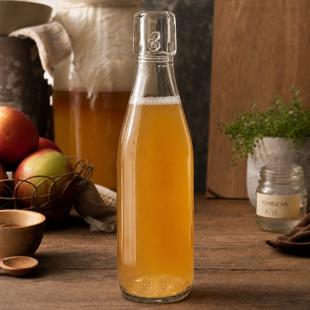 Bouteille en verre de 250 ml sans bouchon mécanique UNiTWIST