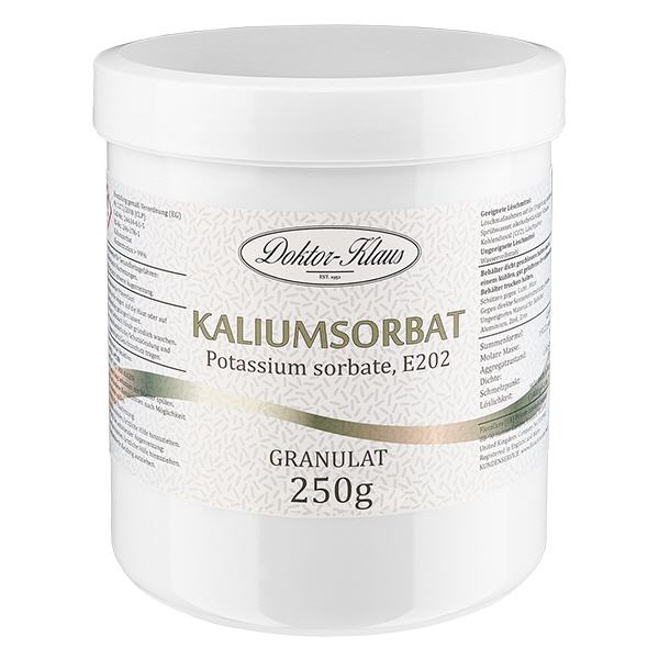 250g de sorbate de potassium (Potassium Sorbate) Doktor-Klaus 250g de sorbate de potassium (Potassium Sorbate) Doktor-Klaus