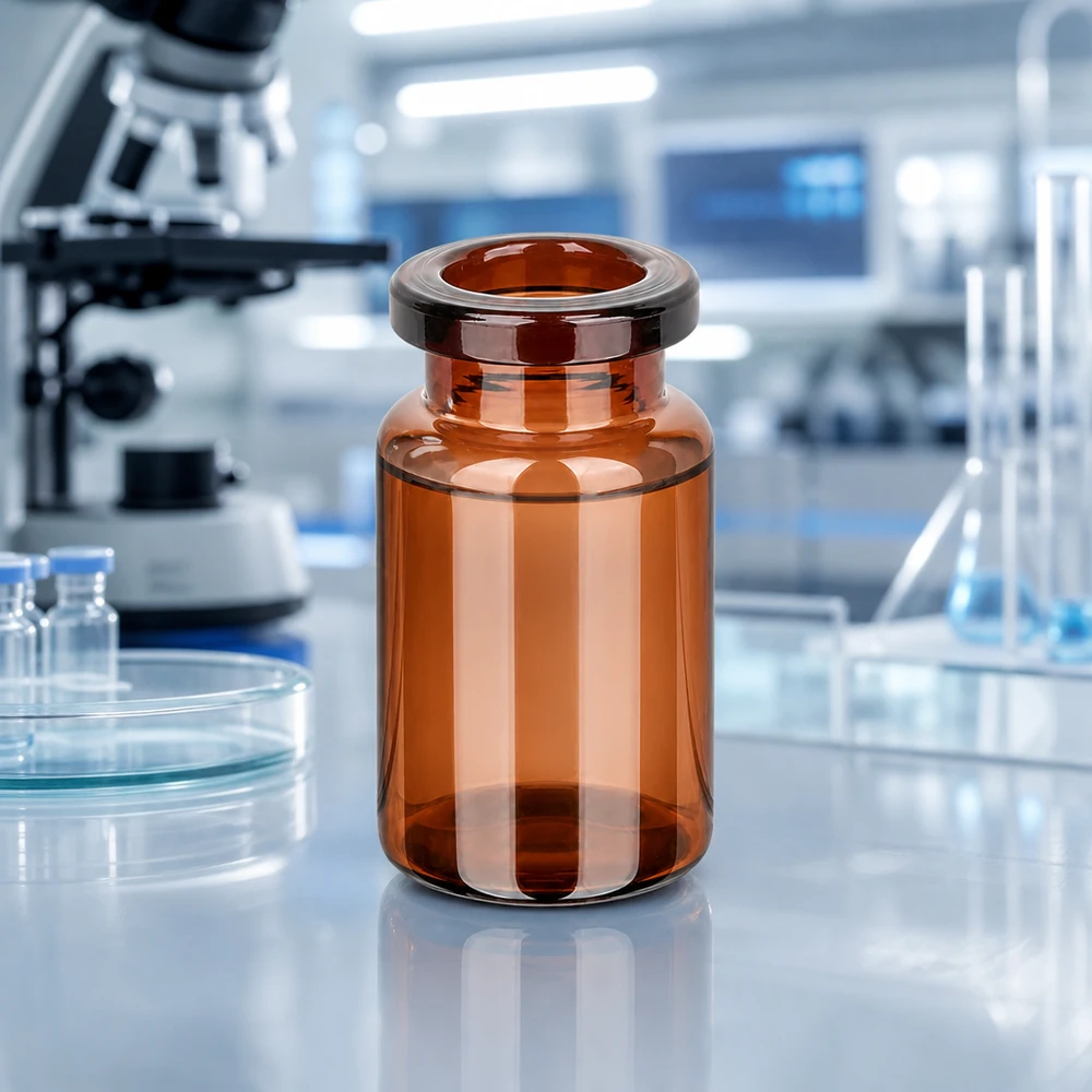 Pharmazeutische Braunglas Flasche 5ml für Lyophilisation und Abfüllung von Medikamenten