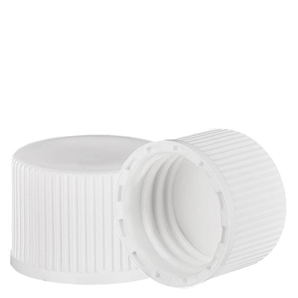 Bouchon à vis blanc avec joint en PE, S20x3 Bouchon à vis blanc avec joint en PE, S20x3