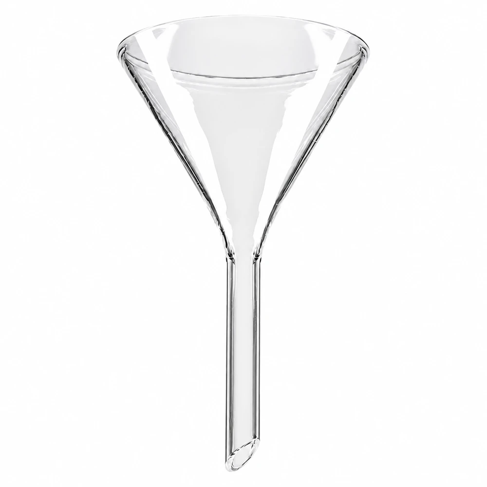 Entonnoir en verre borosilicaté de 55mm de diamètre avec angle de 60 degrés pour les besoins du laboratoire