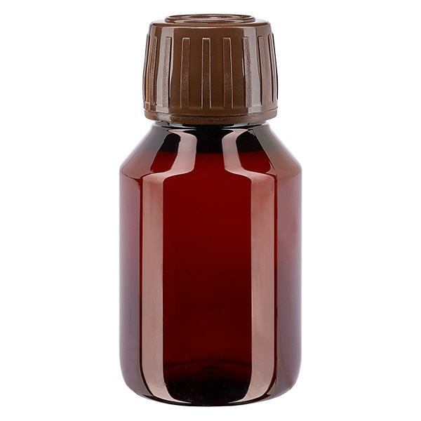 Bouteille PET 50ml avec bouchon d'inviolabilité Bouteille PET 50ml avec bouchon d'inviolabilité