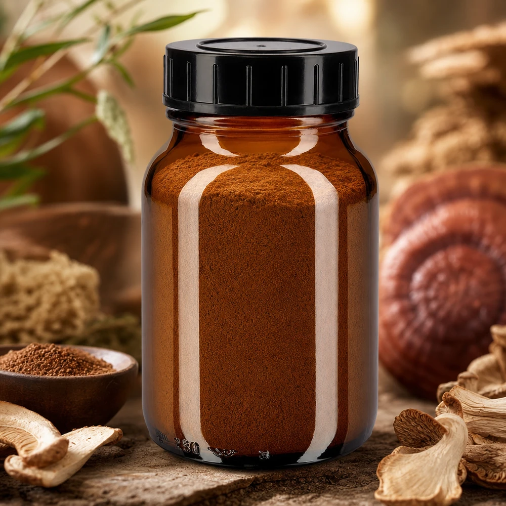 Bouteille robuste à col large en verre de pharmacie brun de 250ml avec protection UV et bouchon vissé